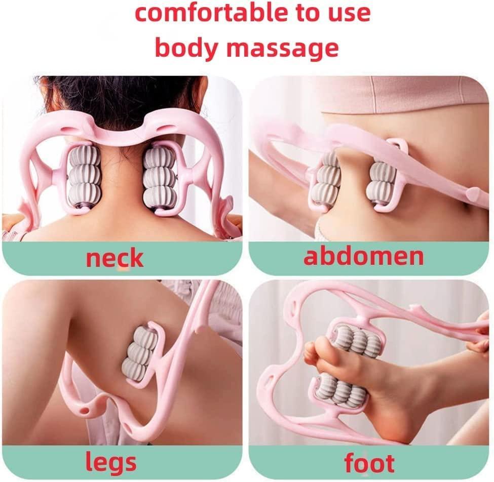 6 Wheel Dual Pressure Point Neck Massager